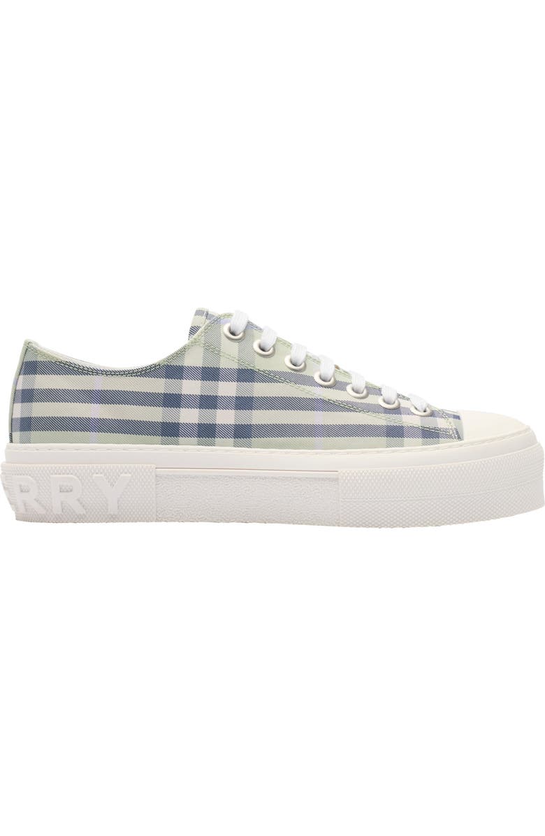 Burberry Check Sneakers, Main, color, Seafoam Green