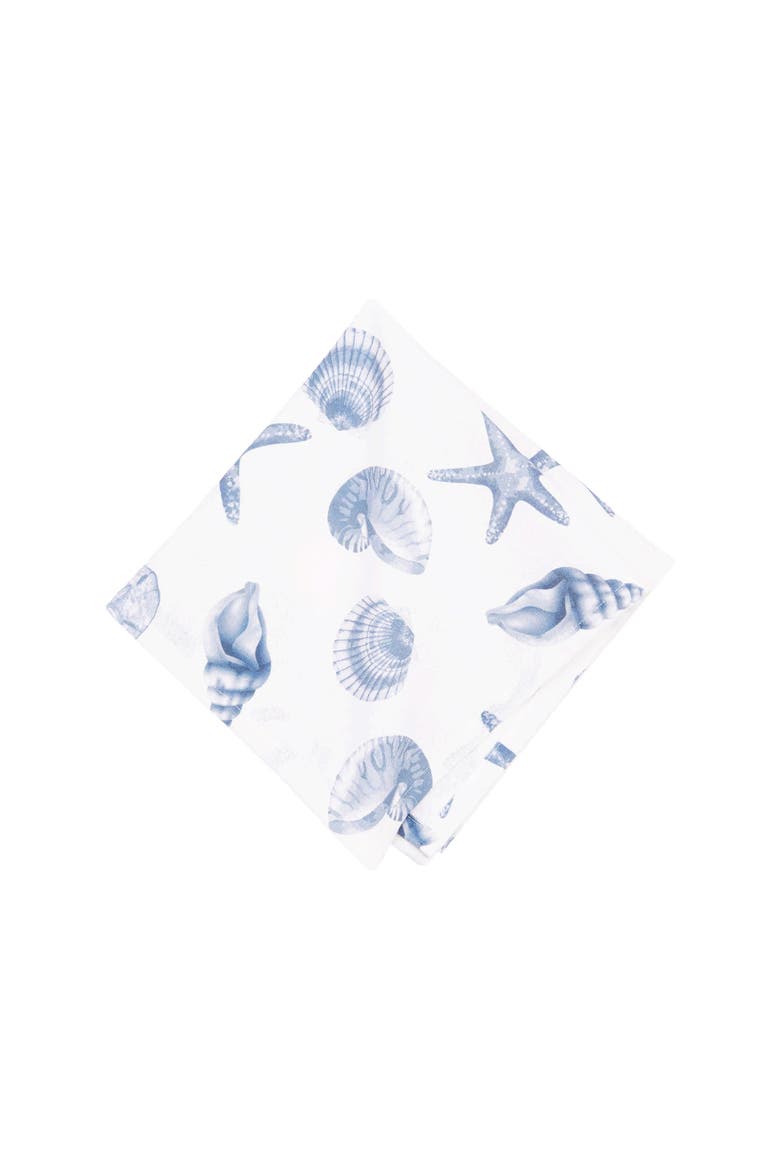 Calming Seas Napkin, Set of 6, Alternate, color, Blue
