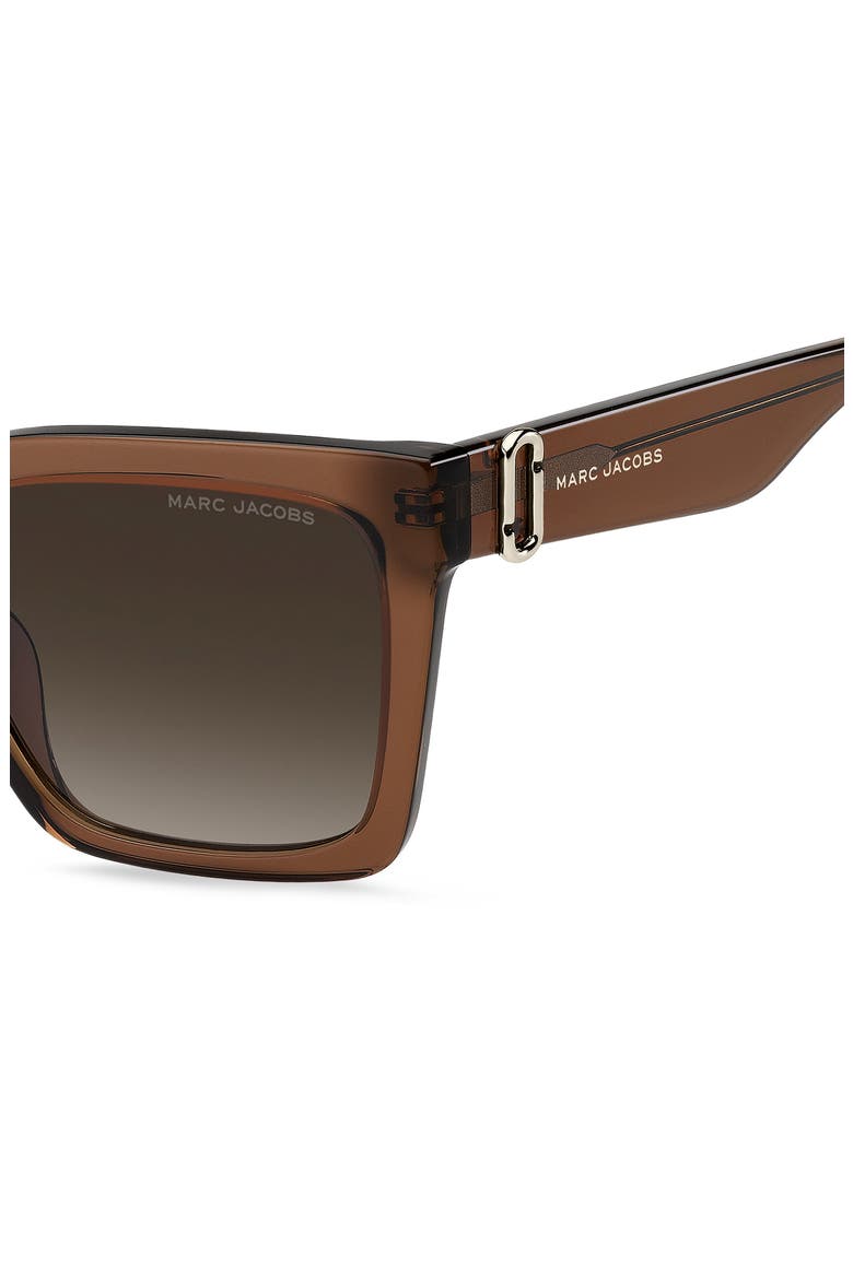 55mm Gradient Cat Eye Sunglasses, Alternate, color, BROWN/ BROWN SF