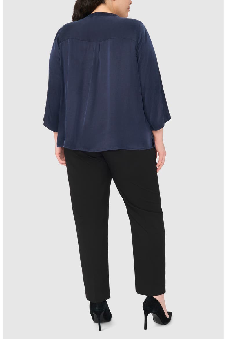 Pintuck Top, Alternate, color, CLASSIC NAVY