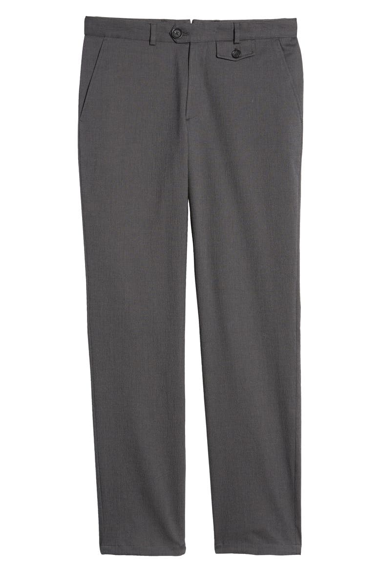 Herringbone Slim Pants, Alternate, color, CANNOCK CHARCOAL