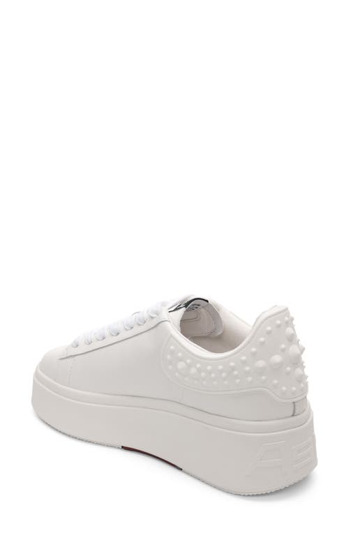 Ash Women's Moby Rubber Sneakers In White/white