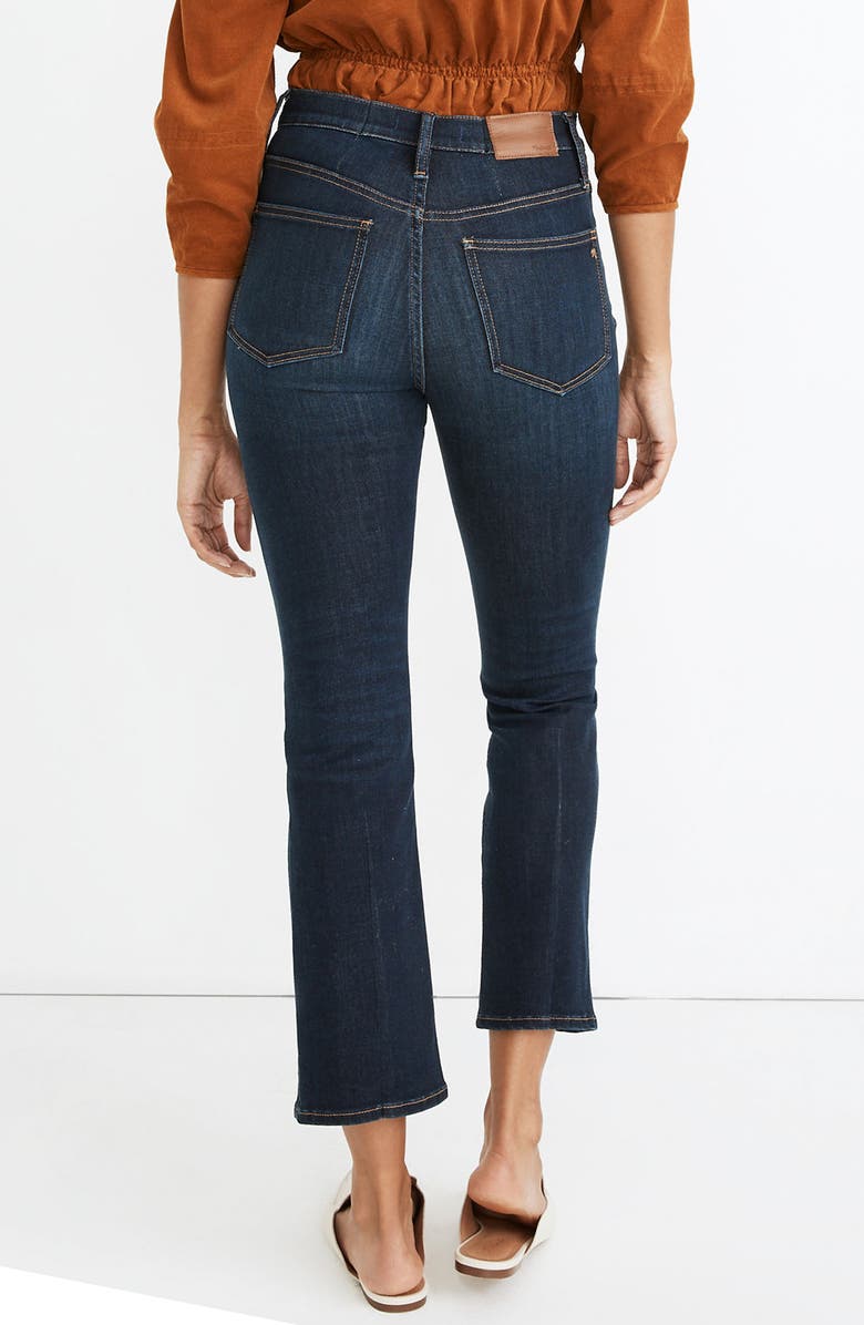 Madewell Cali High Waist Demi Boot Jeans, Alternate, color,