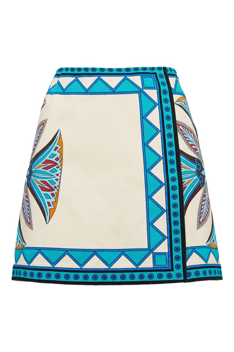 Foulard Mini Skirt Lotus Placée Ivory, Alternate, color, Lotus Placée Ivory