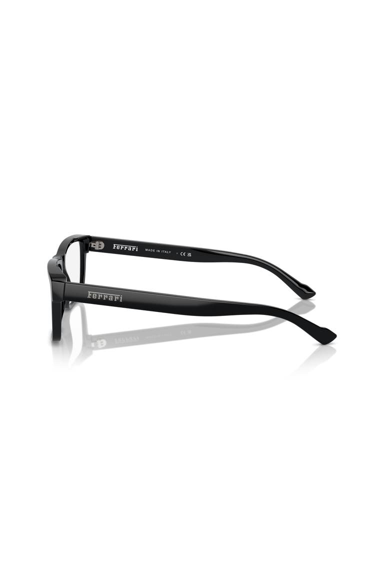 57mm Rectangle optical glasses, Alternate, color, Black