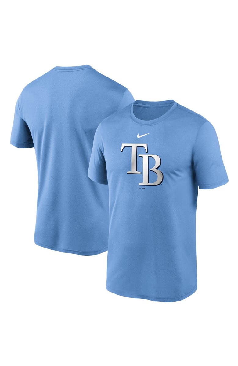 Nike Men's Nike Light Blue Tampa Bay Rays Large Logo Legend Performance T-Shirt, Alternate, color,
