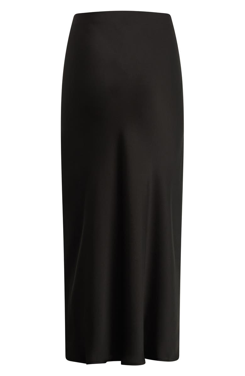 Favorite Daughter The Favorite Satin Skirt, Alternate, color, Black