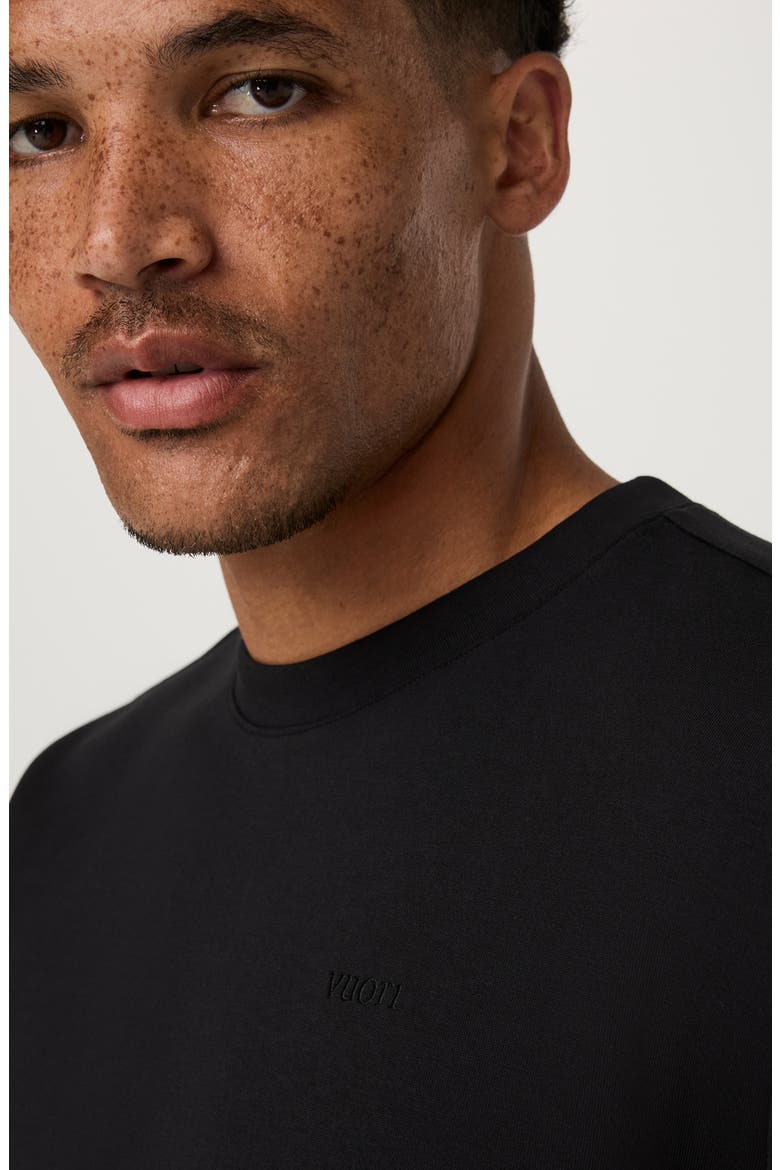 Galaxy Crewneck Sweatshirt, Alternate, color, WASHED BLACK