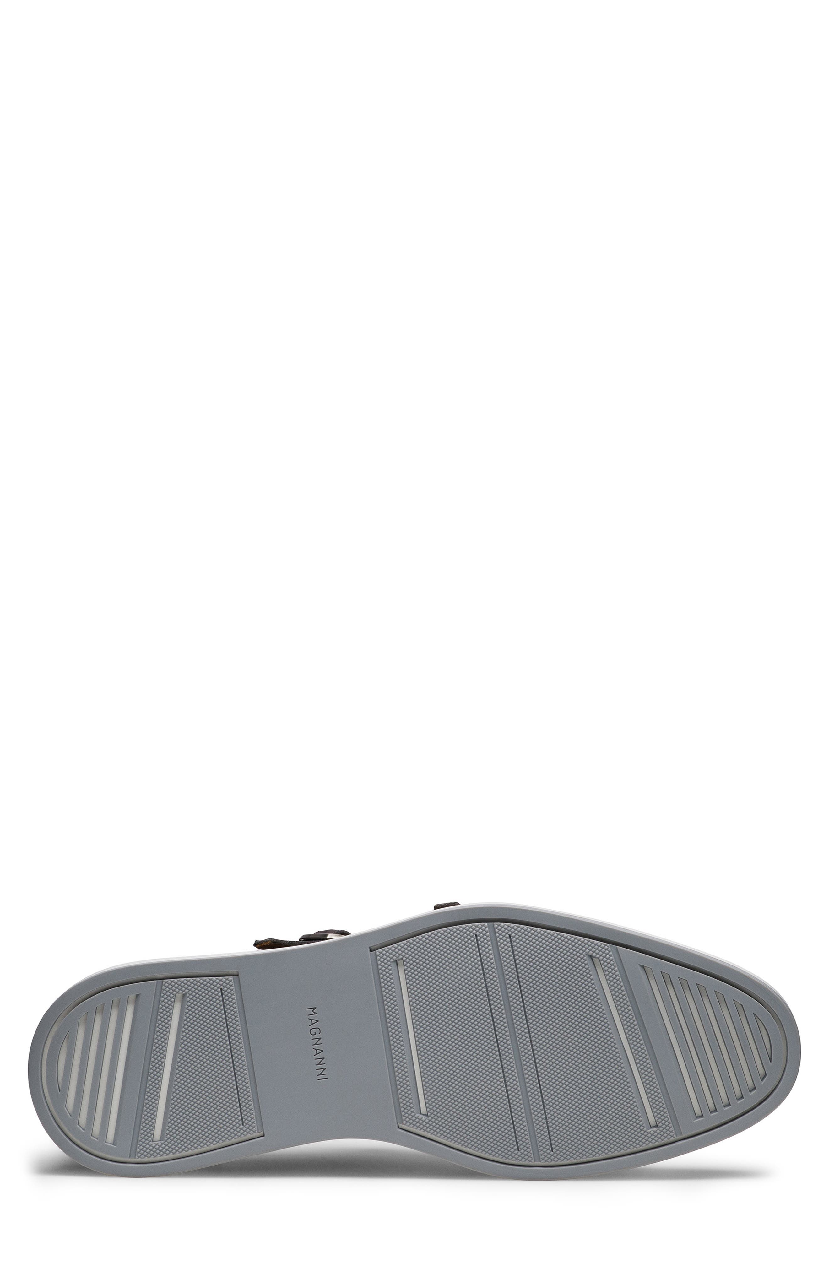 Magnanni Orion II Double Monk Strap Shoe, Alternate, color, Grey