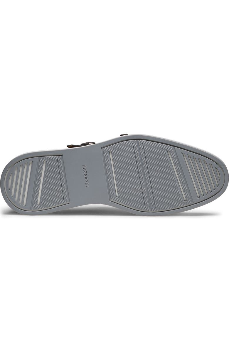 Magnanni Orion II Double Monk Strap Shoe, Alternate, color, Grey