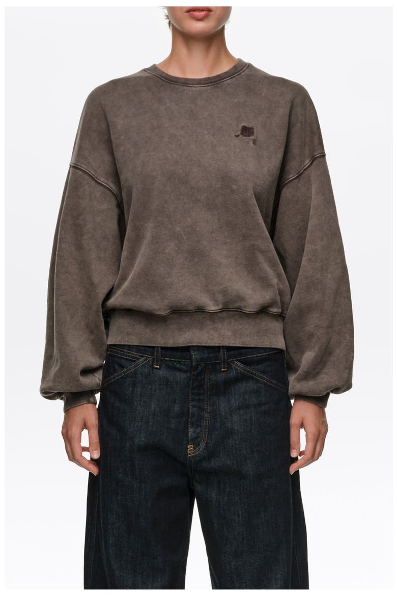 Balloon Fit Sweatshirt, Main, color, TAUPE