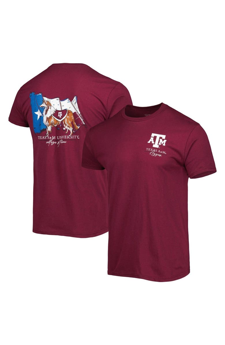 IMAGE ONE Men's Maroon Texas A&M Aggies Hyperlocal Team T-Shirt, Main, color, 