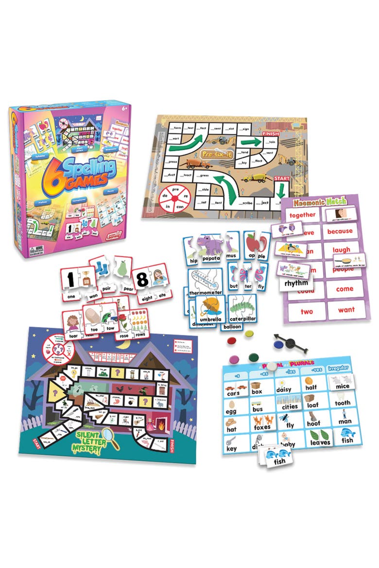 6 Spelling Games, Main, color, Multicolored