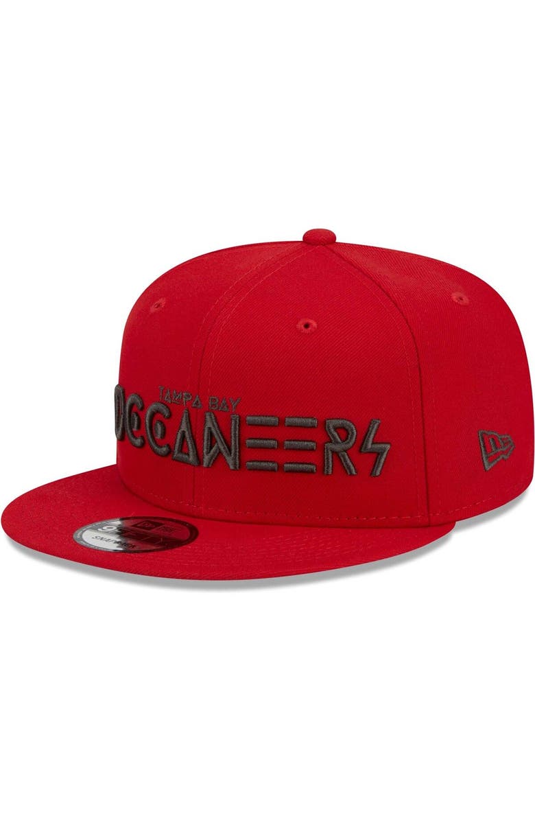 New Era Men's New Era Red Tampa Bay Buccaneers Word 9FIFTY Snapback Hat, Alternate, color, 