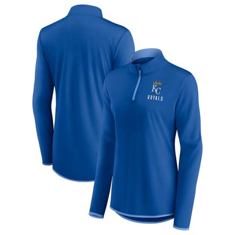 Women's Fanatics Branded Royal Kansas City Royals Worth The Drive Quarter-Zip Jacket