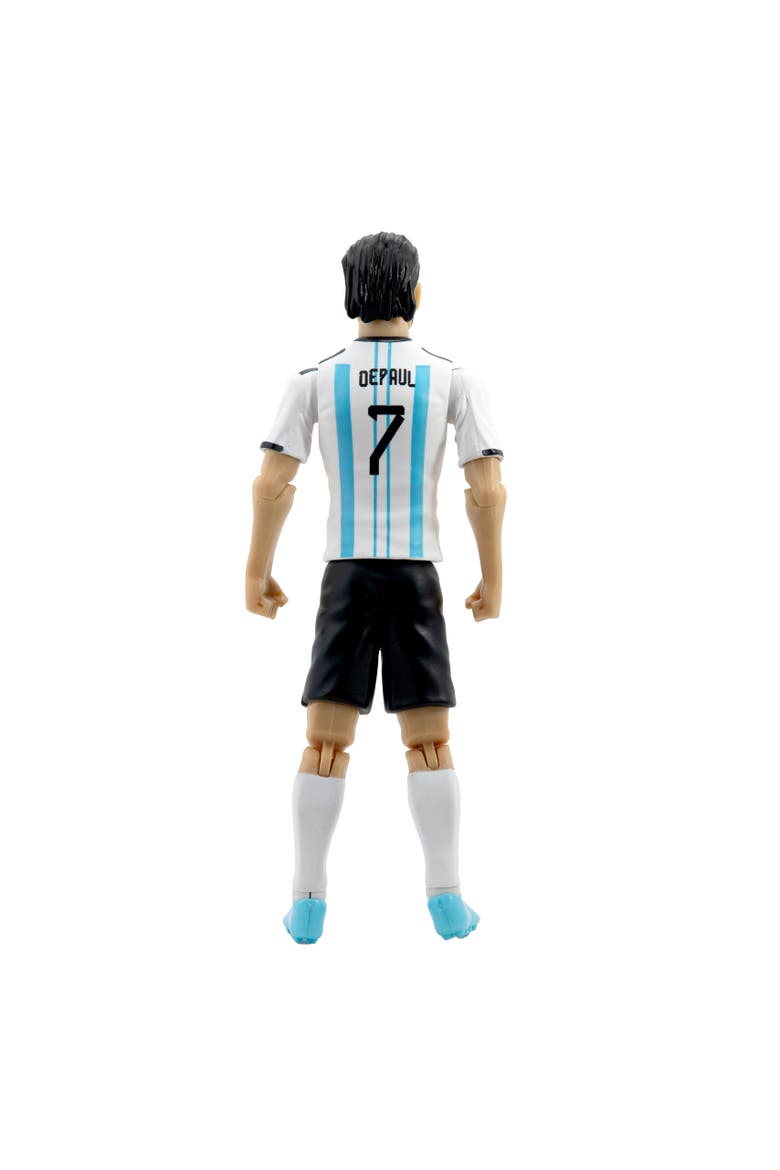Sockers Argentina National Rodrigo De Paul 8" Soccer Action Figure, Alternate, color, Blue