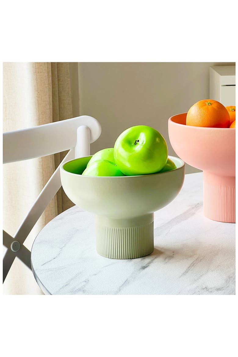 Tip Top Small Ceramic Dinnerware Bowl, Alternate, color, OLIVE