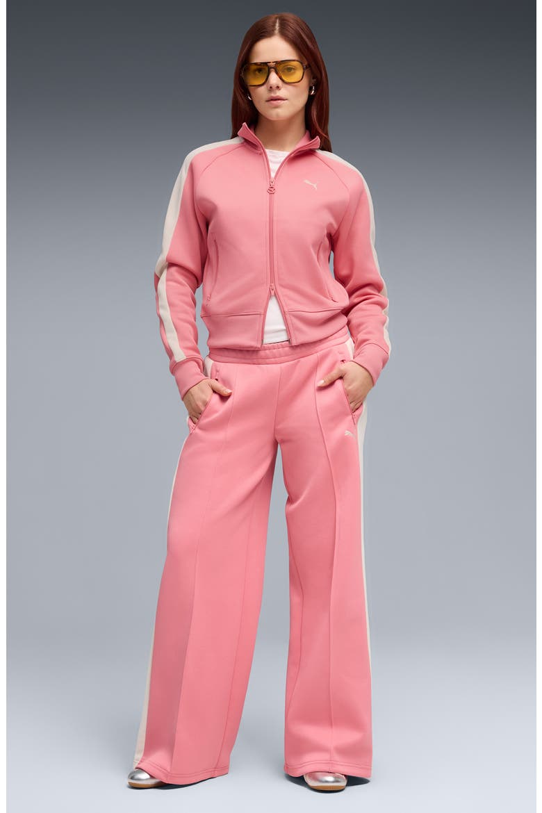 T7 Low Rise Track Pants, Alternate, color, WILD PINK