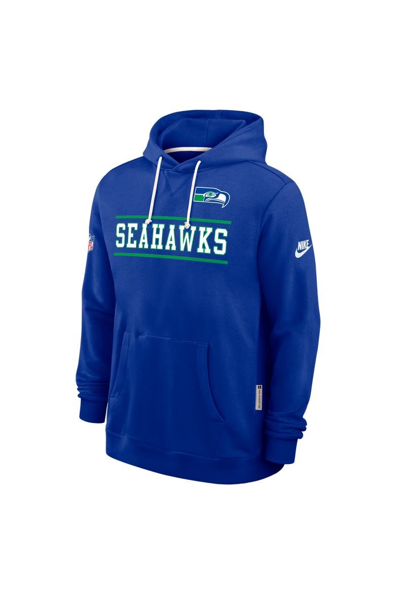 Men's Nike Royal Seattle Seahawks Alt Sideline Standard Issue Dri-FIT Hoodie, Alternate, color, Royal