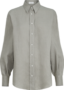 Brunello Cucinelli Linen shirt with monili