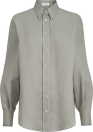Brunello Cucinelli Linen shirt with monili