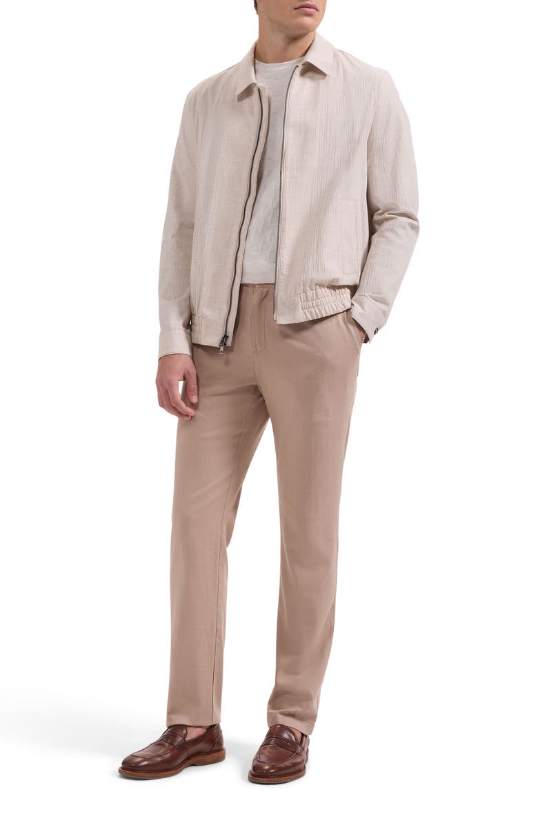 Bugatchi Blouson Jacket, Alternate, color, Almond