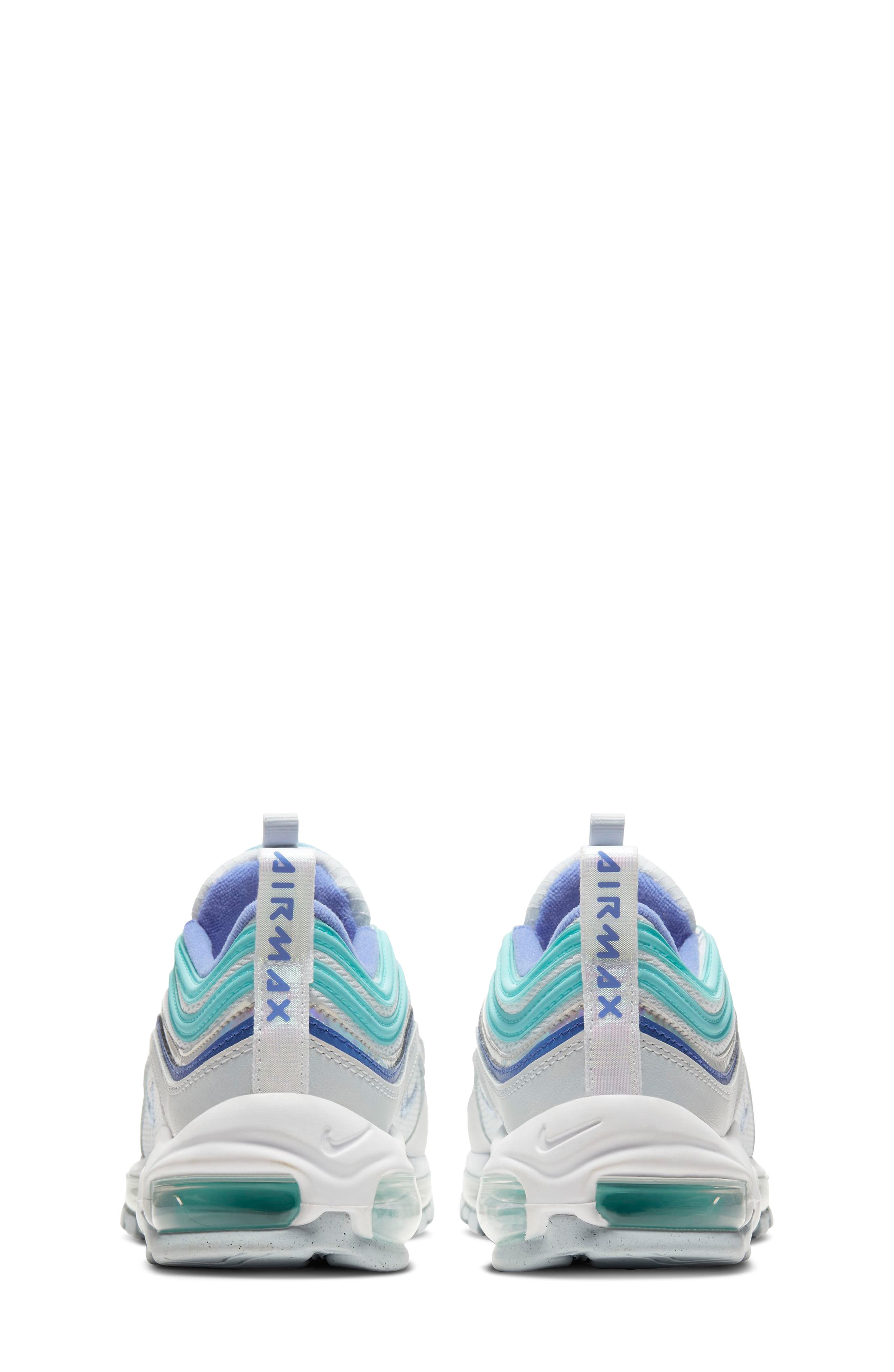 Air Max 97 FP Sneaker, Alternate, color, AURA/ SAPPHIRE-GREEN-WHITE