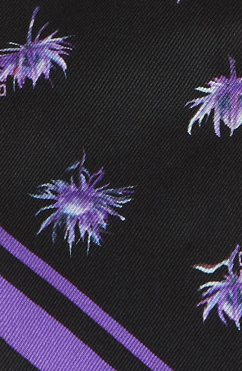 Givenchy 4G Floral Silk Twilly Scarf, Alternate, color,