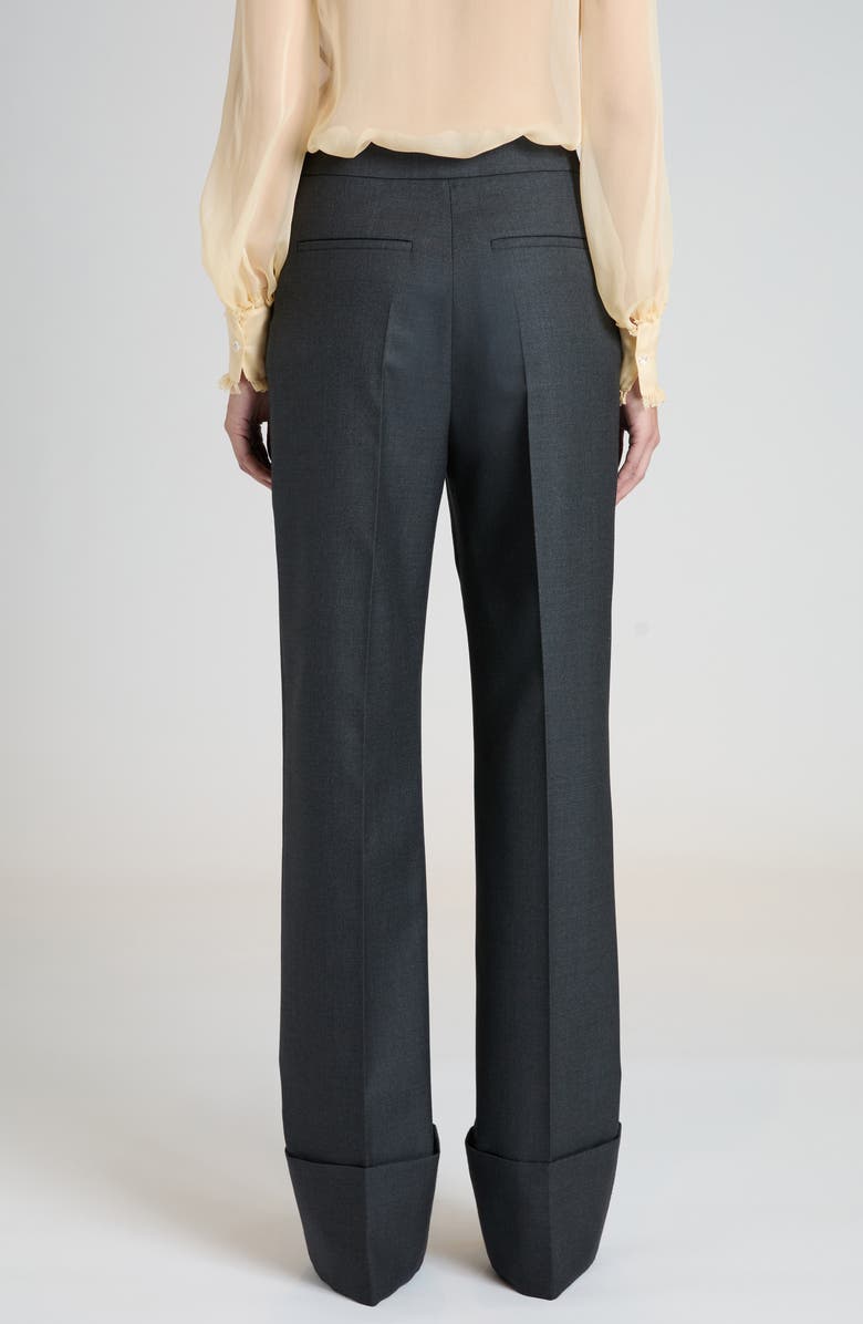 Valentino Garavani Virgin Wool Pants, Alternate, color, Grigio Medio Mel