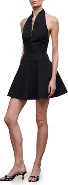 STAUD Stella Halter Dress
