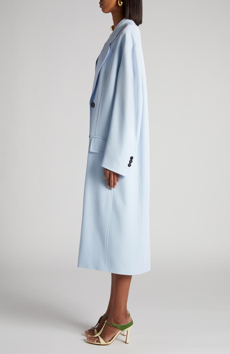 Bottega Veneta Twill Coat, Alternate, color, 4350 Sky Blue