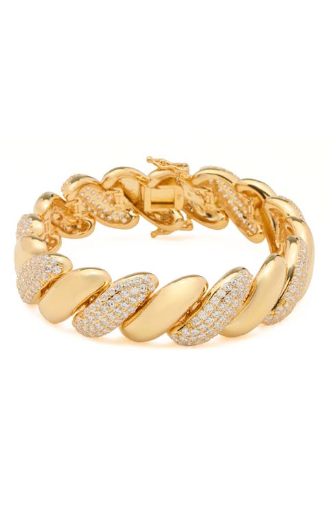 Pavé Twist Bracelet