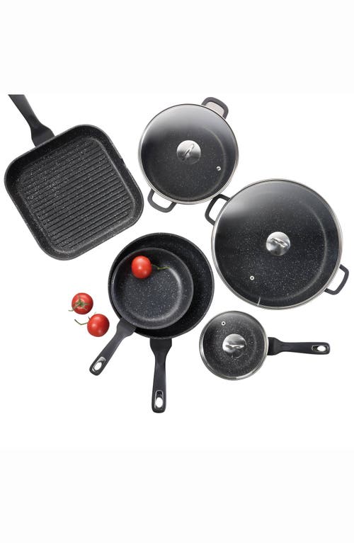 Cuisine::pro ® Granite Cookware Set 9pc In Black