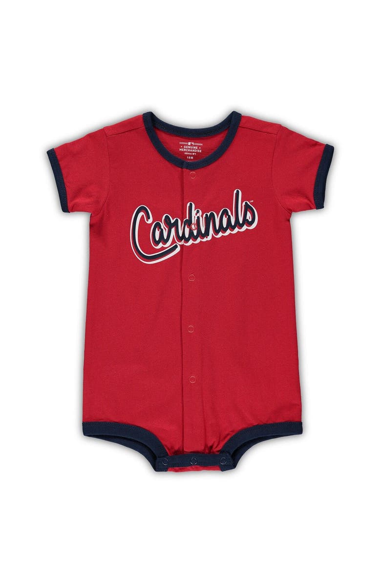 Outerstuff Infant Red St. Louis Cardinals Power Hitter Romper, Main, color, Red