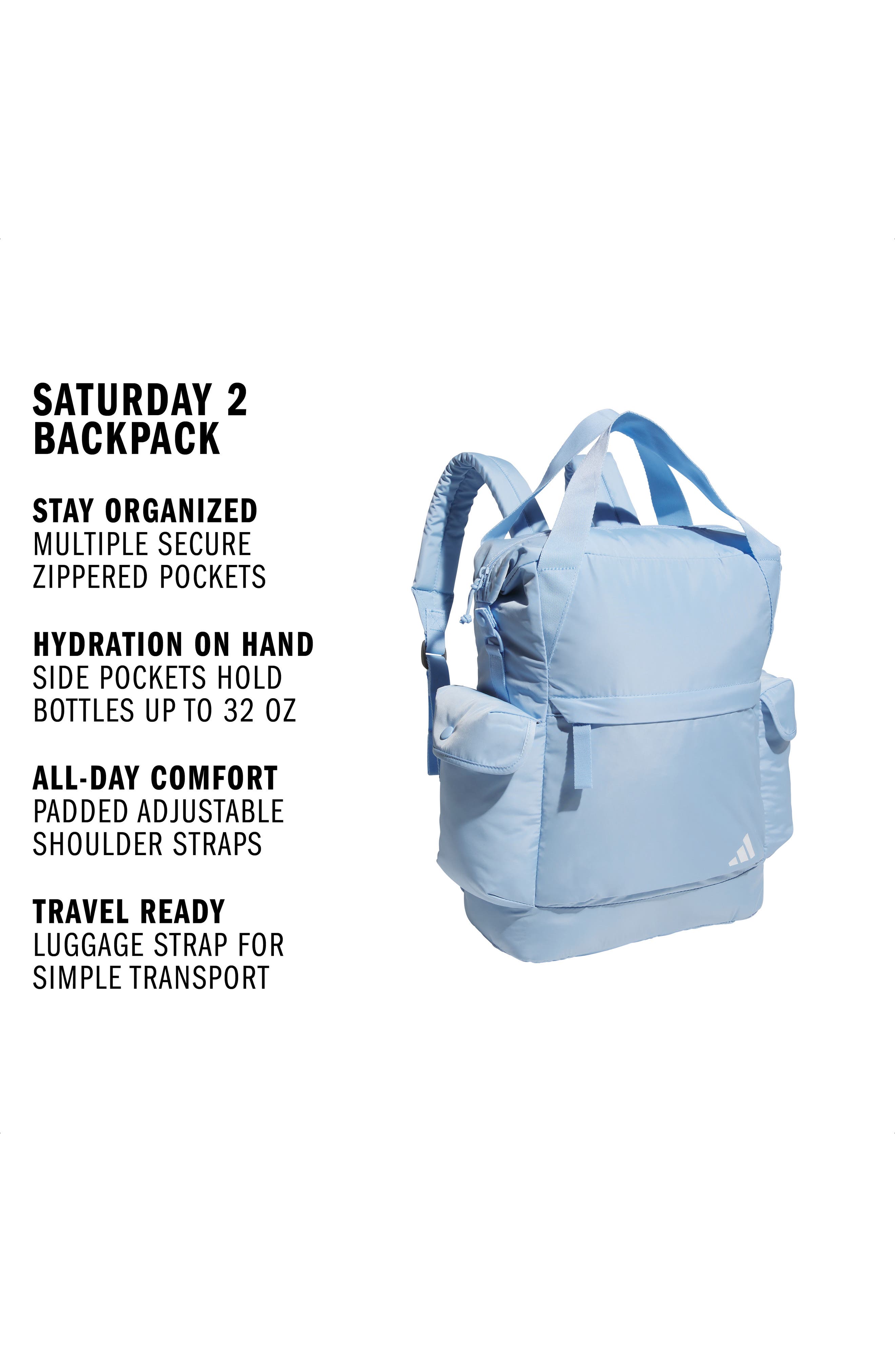 adidas Saturday 2 Backpack, Alternate, color, 