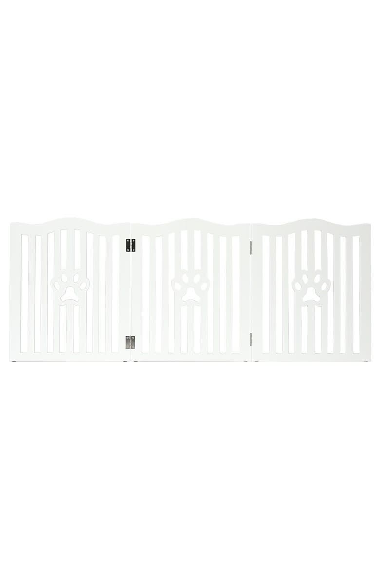 Wooden Free Standing Pet Gate for Small Dogs and Cats, Main, color, Multicolored