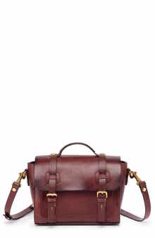 Ficus Leather Mini Satchel