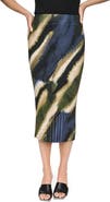 DKNY Mix Rib Midi Sweater Skirt