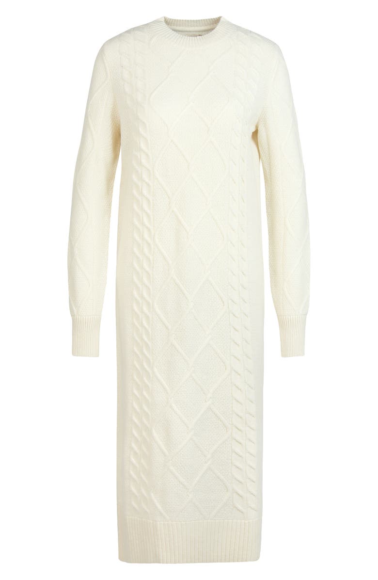 Barbour Burne Long Sleeve Wool Blend Sweater Dress, Alternate, color,