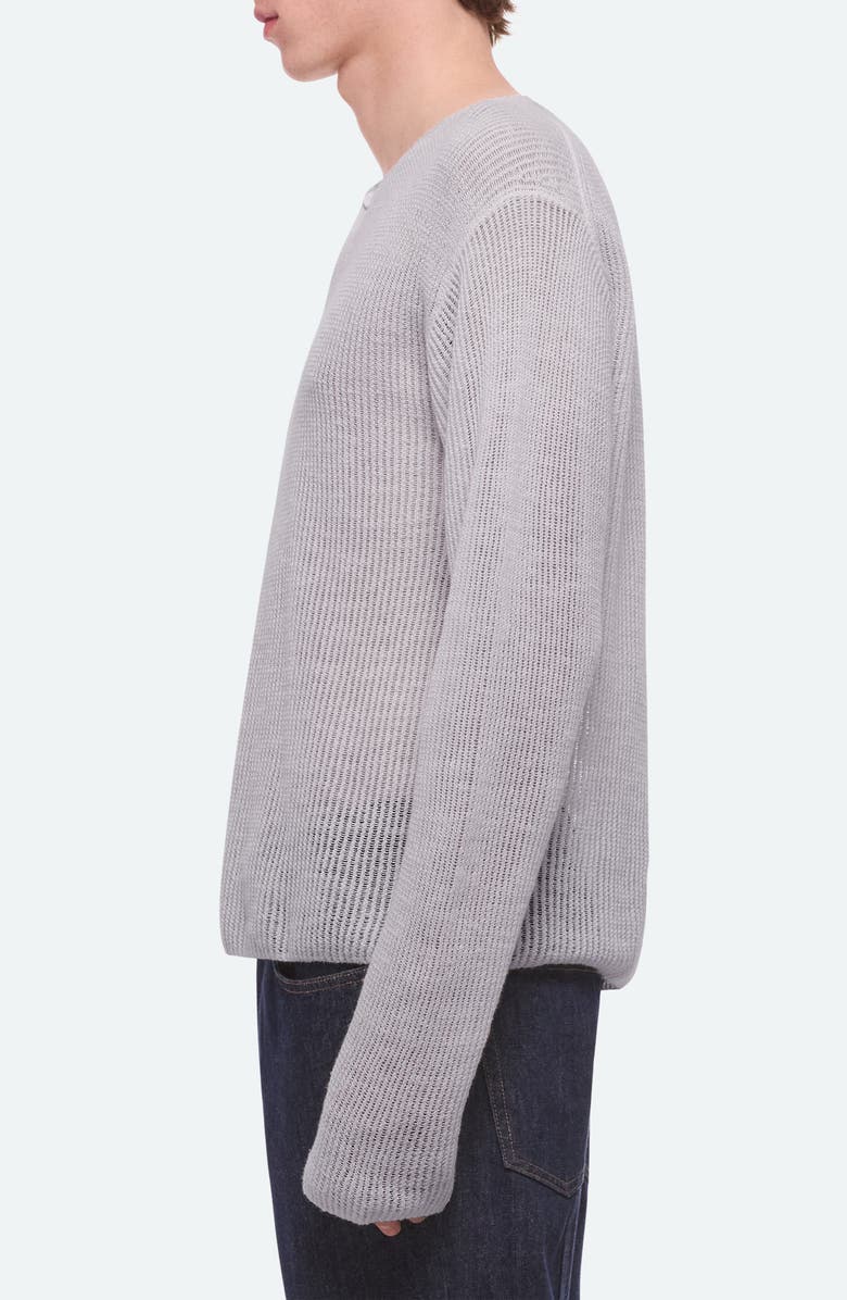 Helmut Lang Texture Henley Sweater, Alternate, color, 