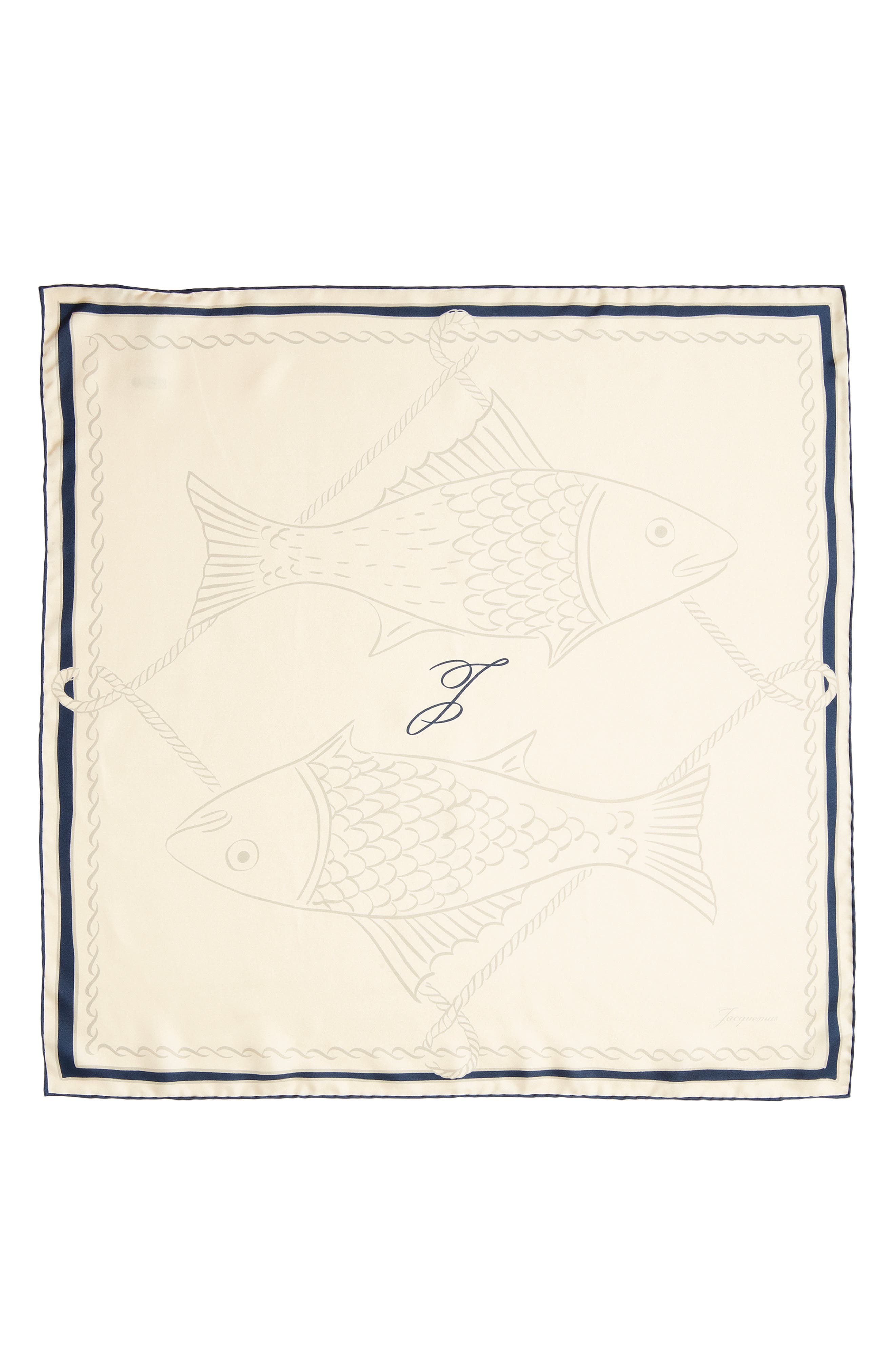 selected PRINT FISH IVORY 1OL