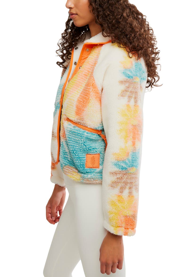 FP Movement Rocky Ridge Fleece Jacket, Alternate, color, MAVERICK FLORAL-IVORY