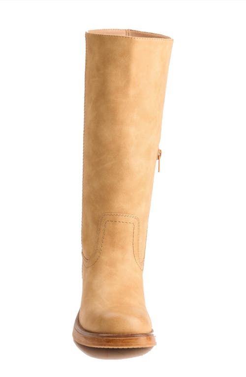 New York And Company Side Zip Boot In Brown