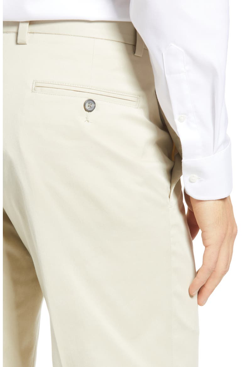 Charleston Khakis Pleated Chino Pants, Alternate, color, STONE