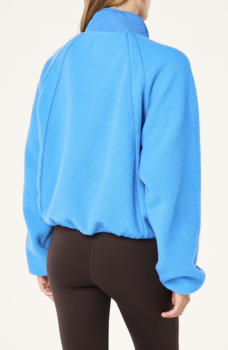 P.E Nation Venture Faux Shearling Jacket, Alternate, color, Marina