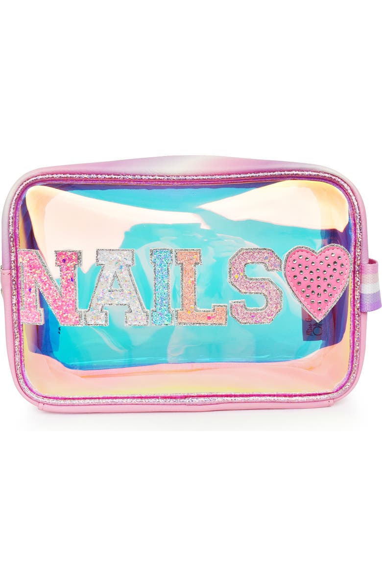 OMG Accessories Kids' Nails Heart Pouch, Main, color,