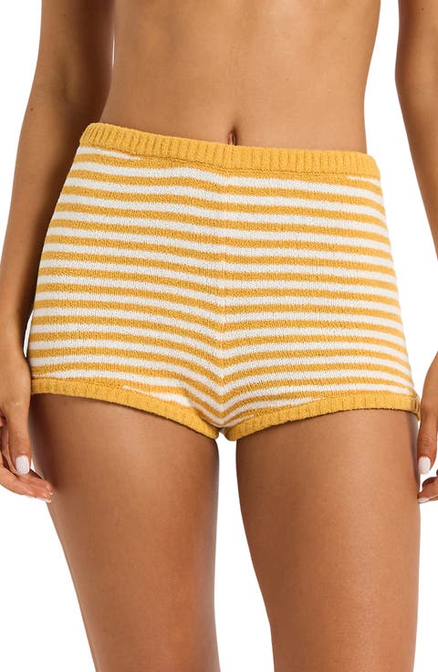 Ozzy Striped Knit Shorts