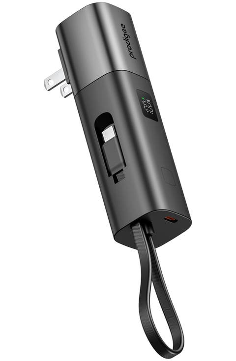 - Energee PowerBar 2 in 1 Power Bank and Wall Charger 20W - Black