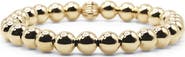 Bowood Lane 7mm Gold Filled Beaded Bracelet