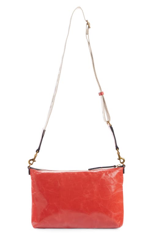 Isabel Marant Nessah Wardy Leather Crossbody Bag In Magma